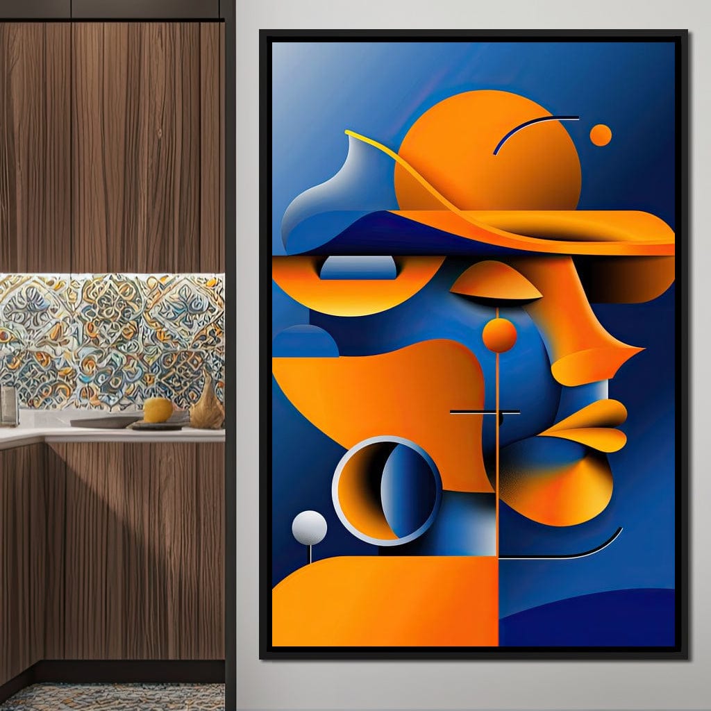 Geometric Muse Canvas Wall Art