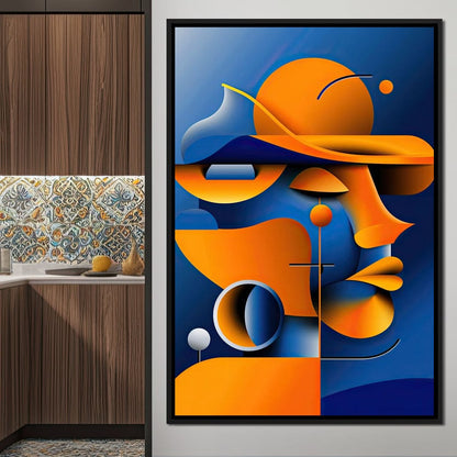 Geometric Muse Canvas Wall Art