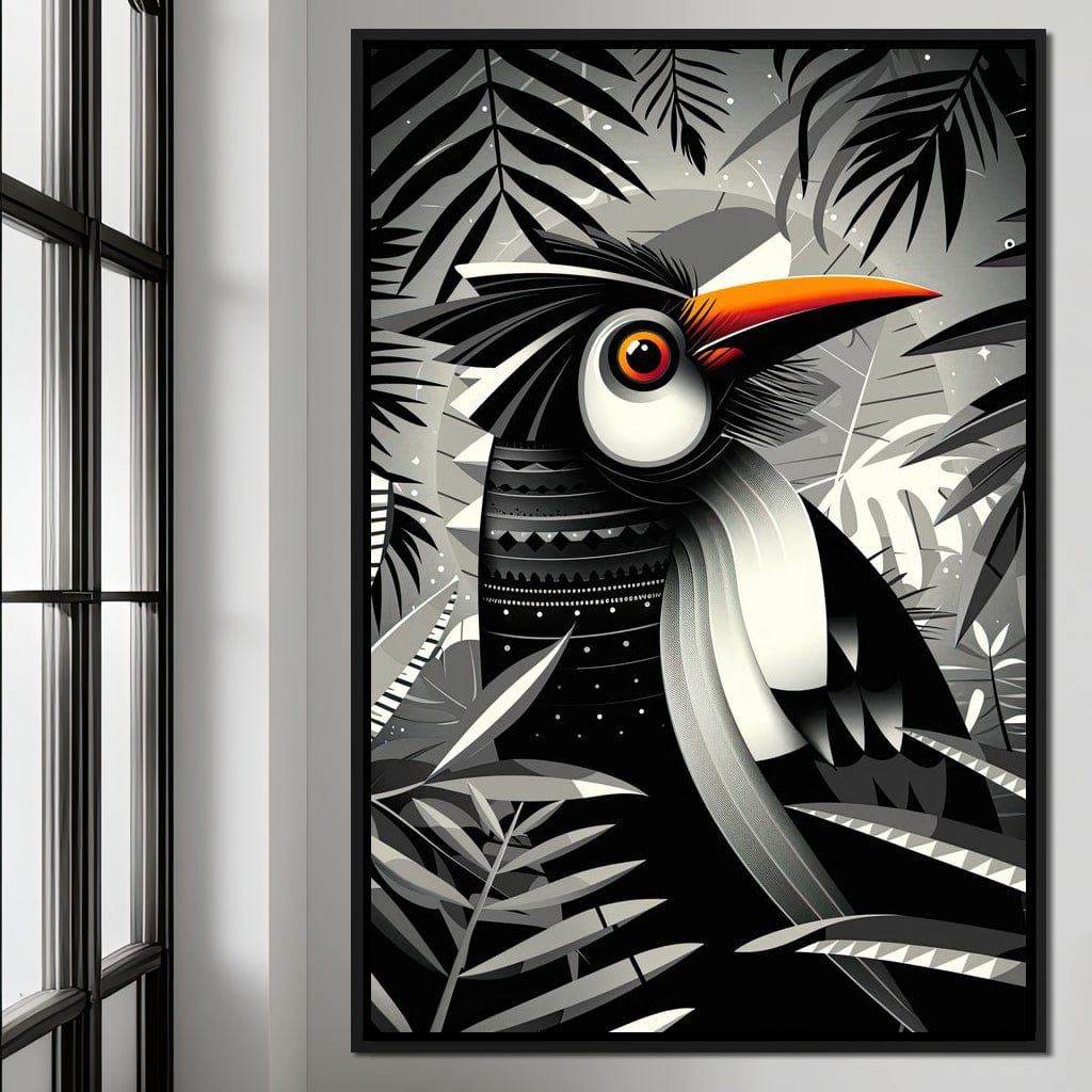 Tropical Trance Toucan Canvas Wall Art