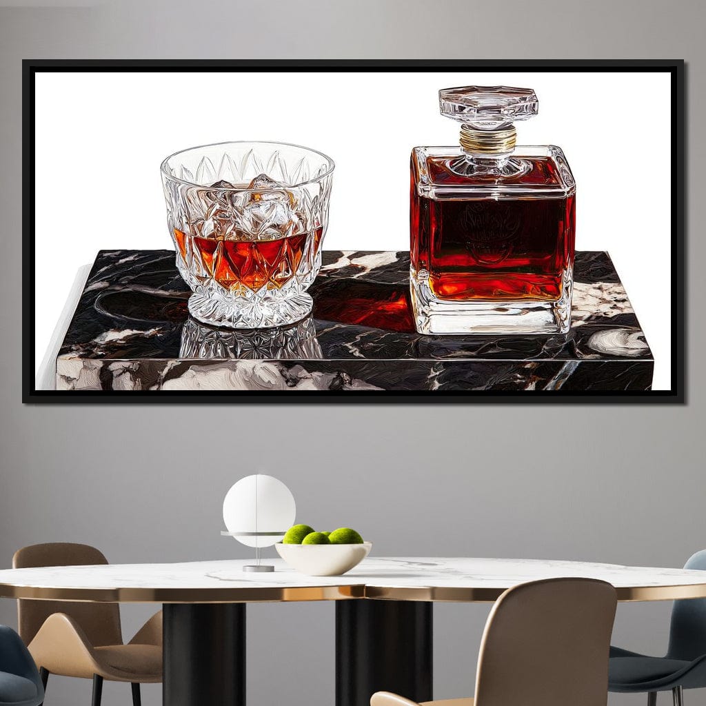 Refined Spirits Elegance Canvas Wall Art