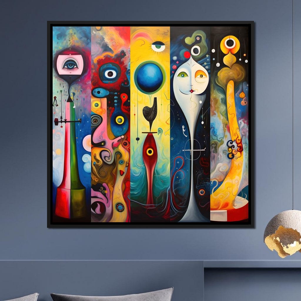 Whimsical Metamorphosis Canvas Wall Art