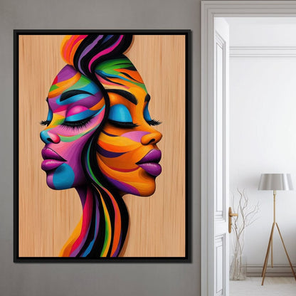 Soul Sisters in Color Canvas Wall Art