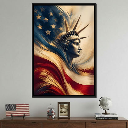 Liberty Rising Canvas Wall Art