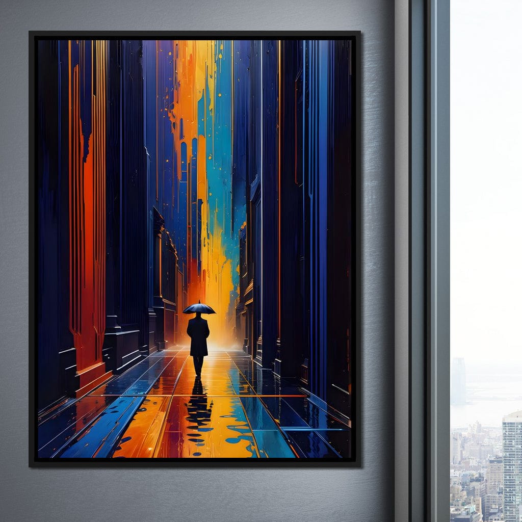Streets of Loneliness Canvas Wall Art