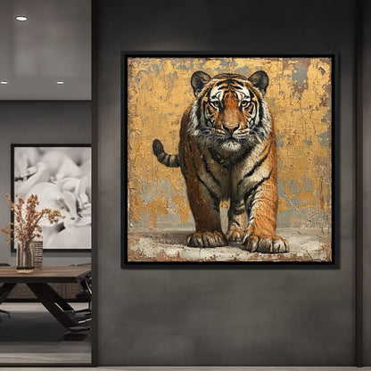 Tiger Sovereign Gaze Canvas Wall Art
