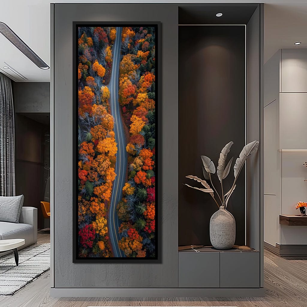Autumn Road Trip Canvas Wall Art