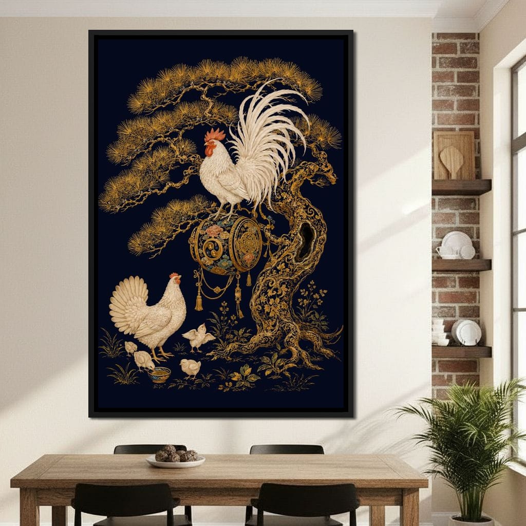 Guardian of Prosperity Canvas Wall Art