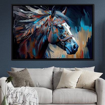 Cherokee Horse 3 Canvas Wall Art
