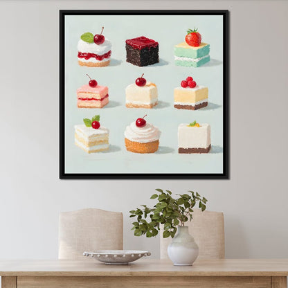 Sweet Slice Delight Tableau Canvas Wall Art