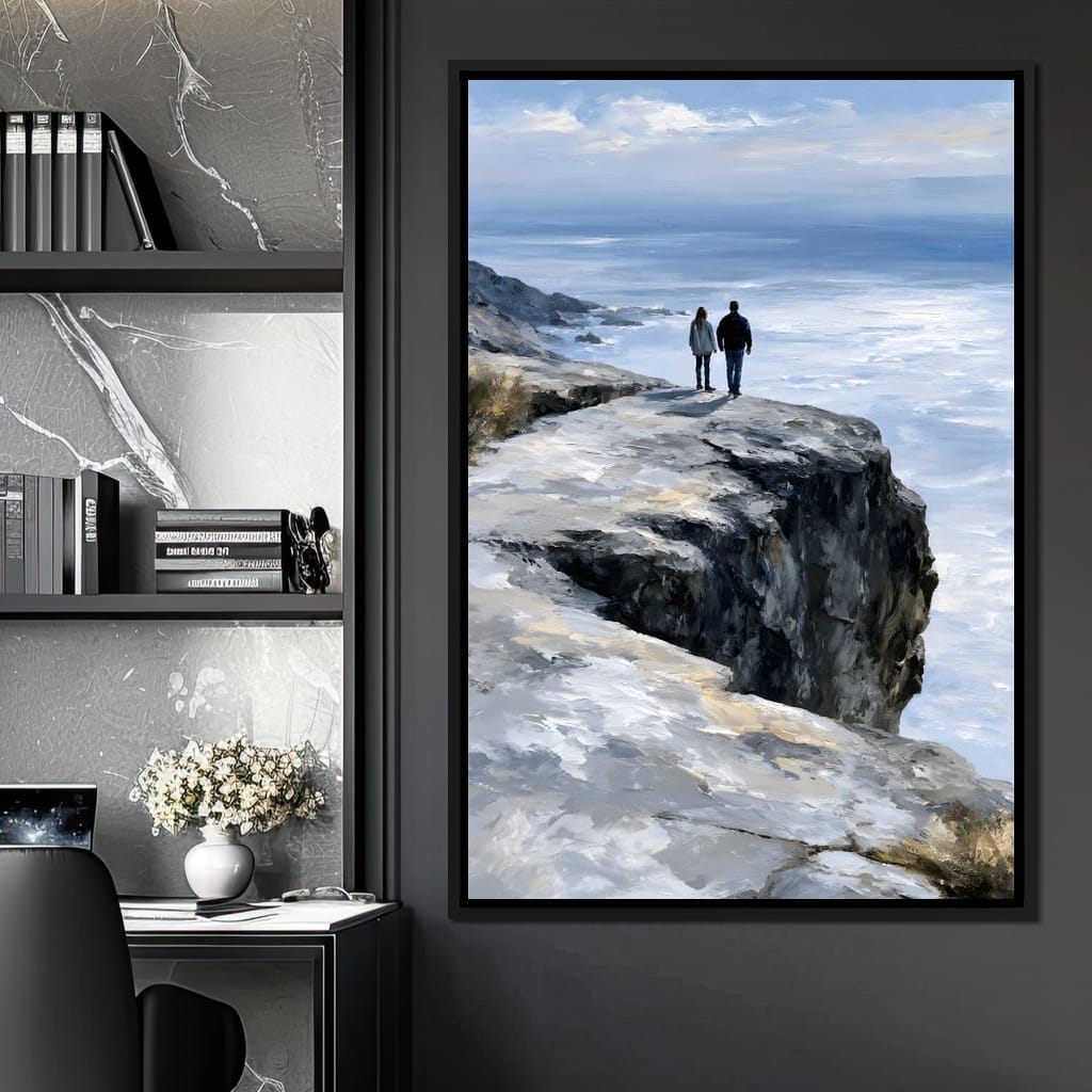 Where Two Souls Stand Together Canvas Wall Art