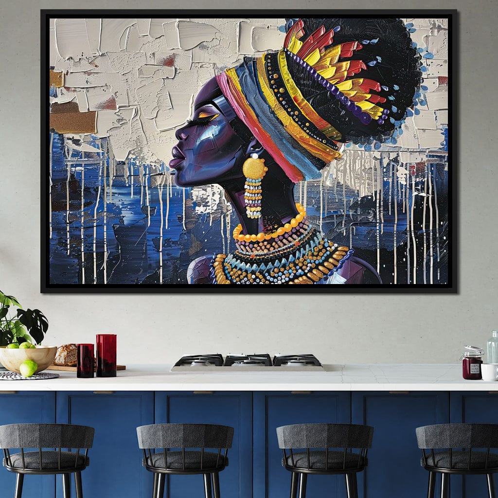 Sapphire Dreams of Africa Canvas Wall Art