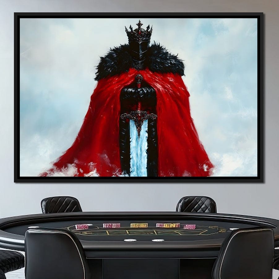 Majestic Knightly Valor Canvas Wall Art