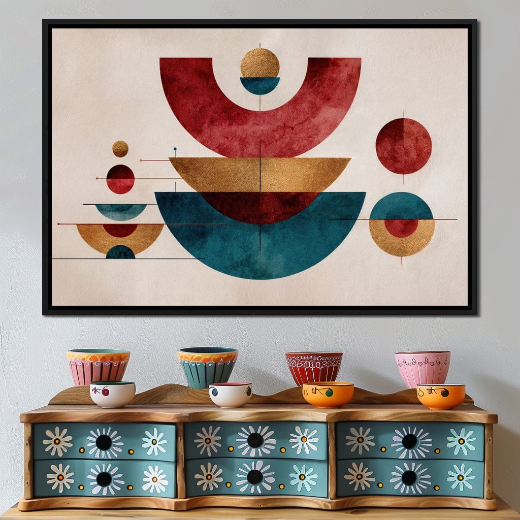 Measured Stillness Canvas Wall Art