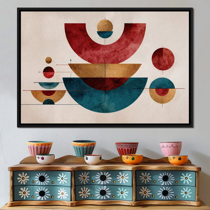 Measured Stillness Canvas Wall Art