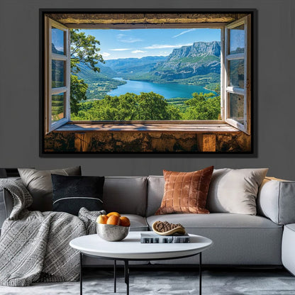 Serenity Vista Panorama Canvas Wall Art