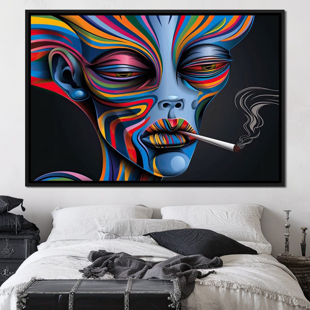 Cosmic Chillwave Canvas Wall Art