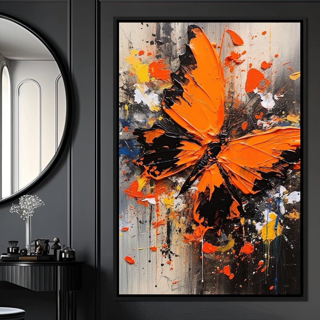 Radiant Lepidoptera Canvas Wall Art