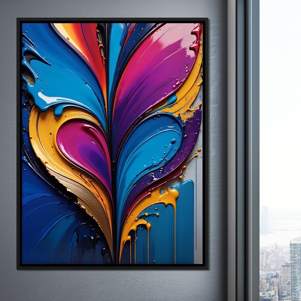 Colorful Love 02 Canvas Wall Art