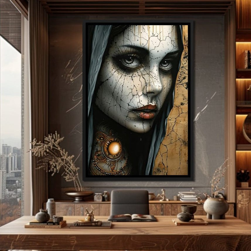 Fractal Essence Unveiled Canvas Wall Art