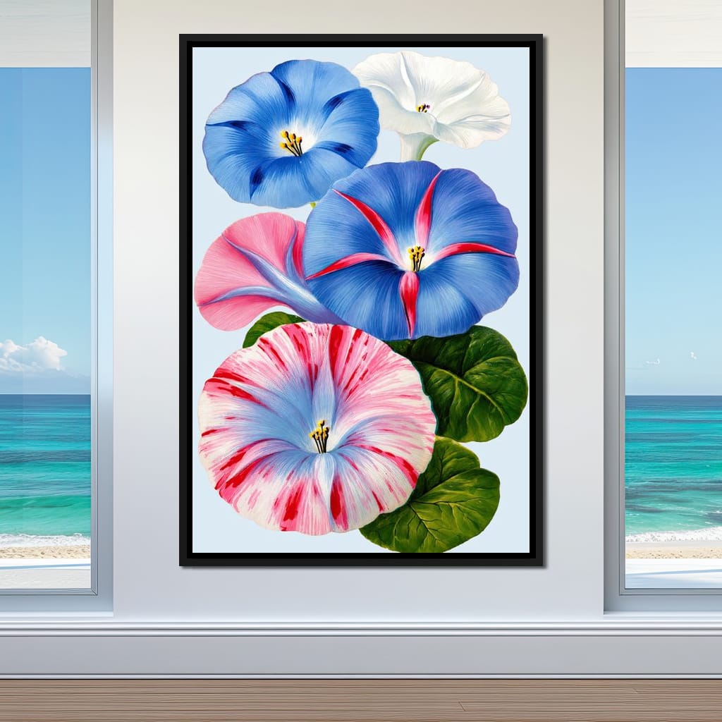 Morning Glory Reverie Canvas Wall Art