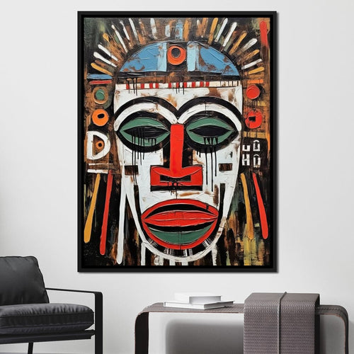 Tribal Mask 17 Canvas Wall Art