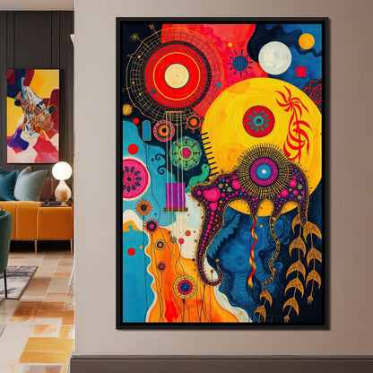 Dreams of an Octopus Canvas Wall Art