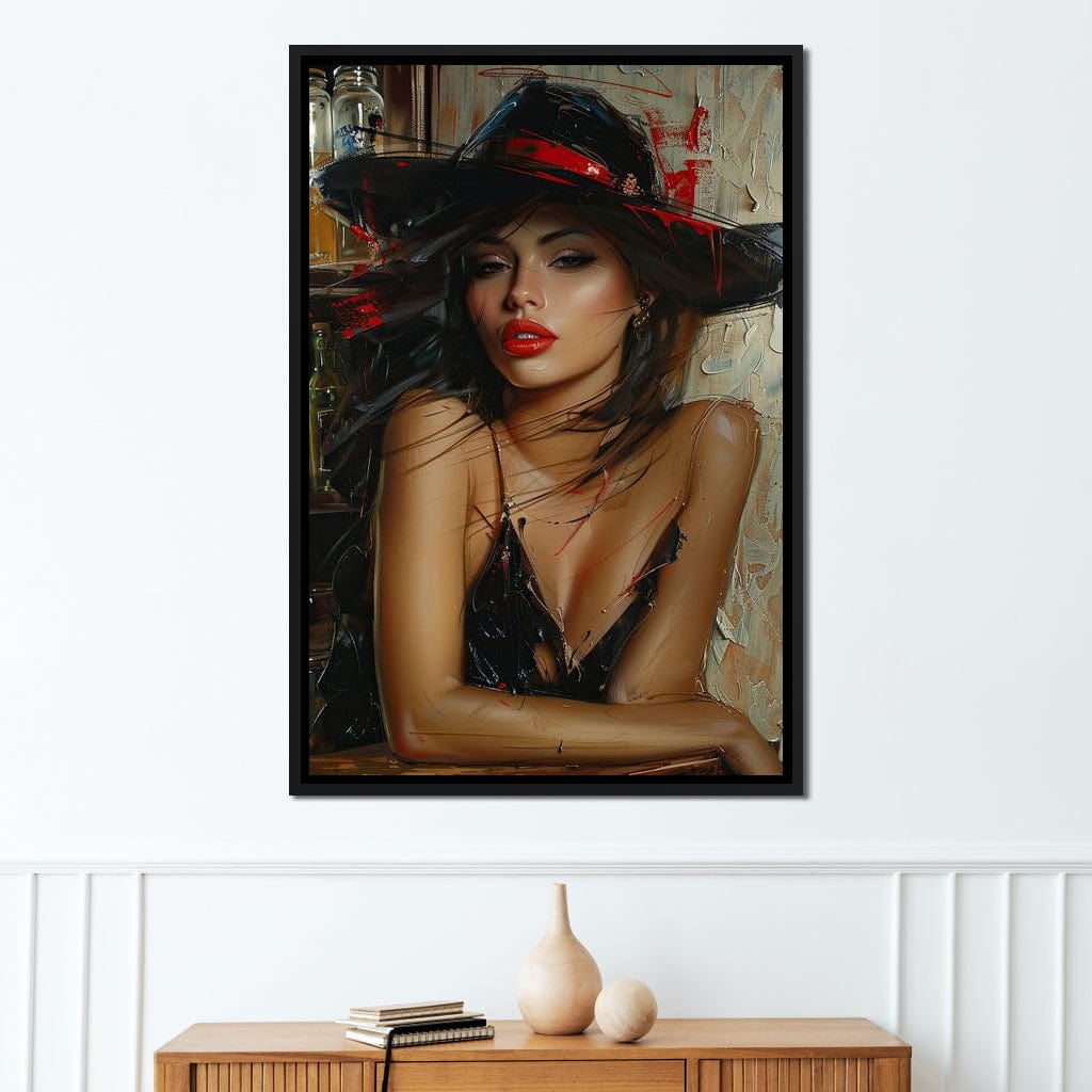 Sable Fedora Canvas Wall Art