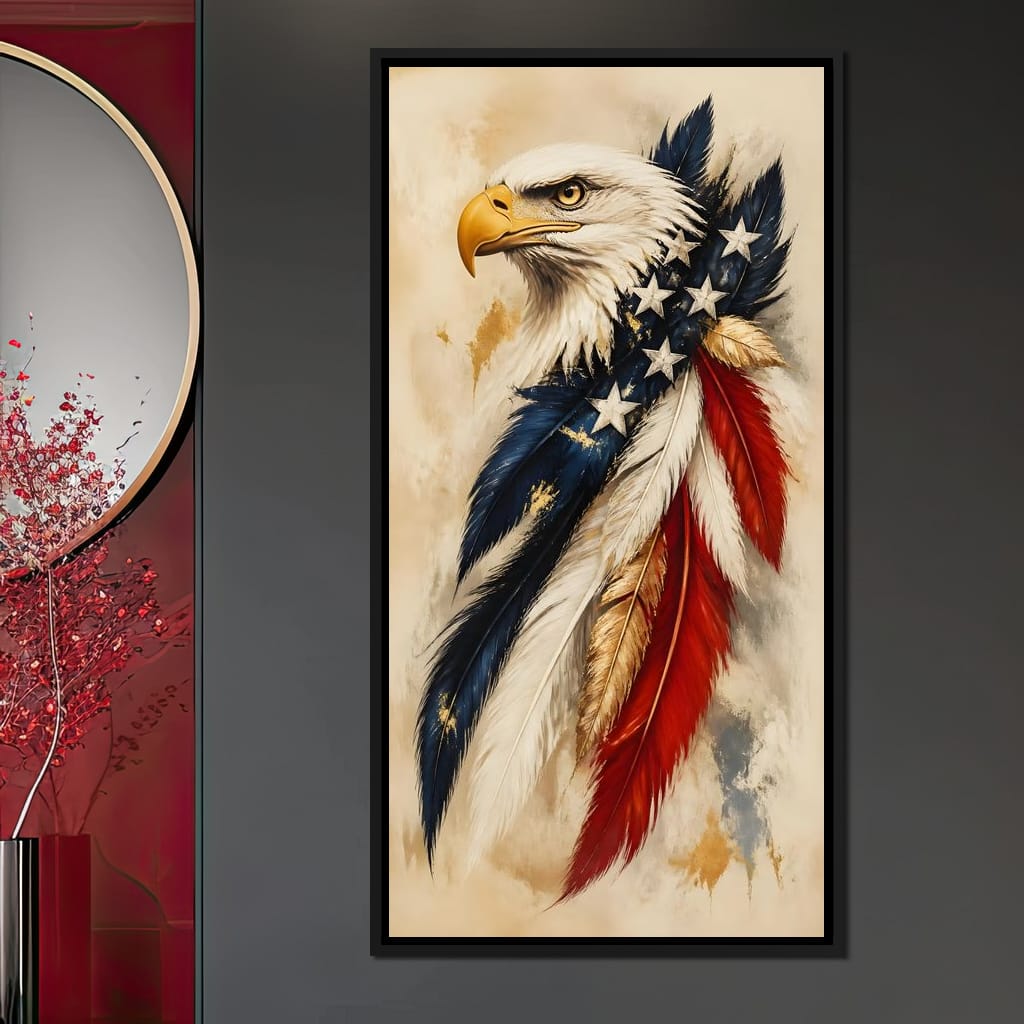 Sovereign Flight Of Freedom Canvas Wall Art