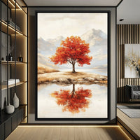 Reflections of Autumn Canvas Wall Art