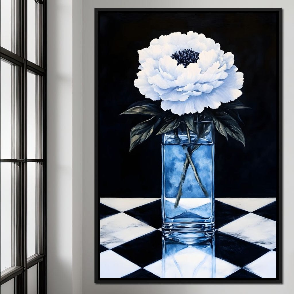 Dream Petals in Glass Enclave Canvas Wall Art