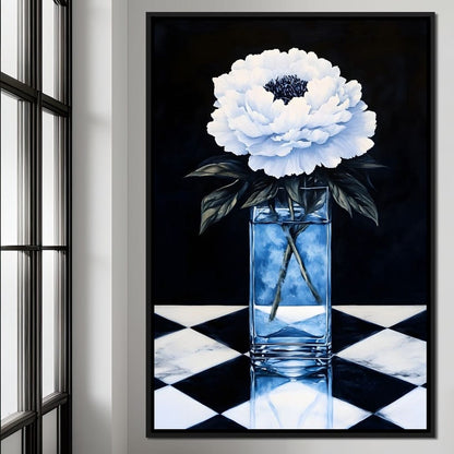 Dream Petals in Glass Enclave Canvas Wall Art