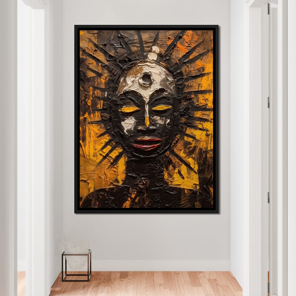 Tribal Mask 03 Canvas Wall Art