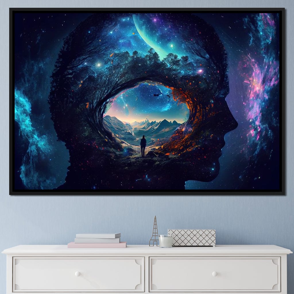 Living Inside My Head Canvas Wall Art