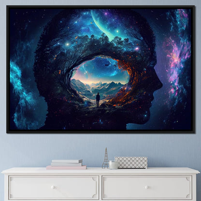 Living Inside My Head Canvas Wall Art