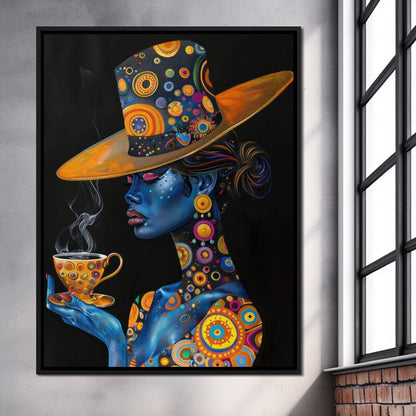 Astral Afternoon Tea Canvas Wall Art