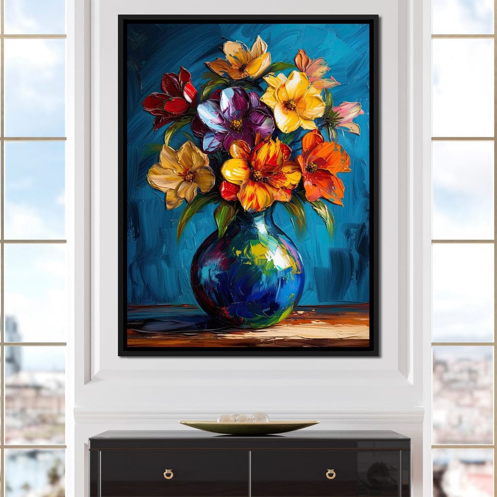 Vibrant Petal Symphony Canvas Wall Art