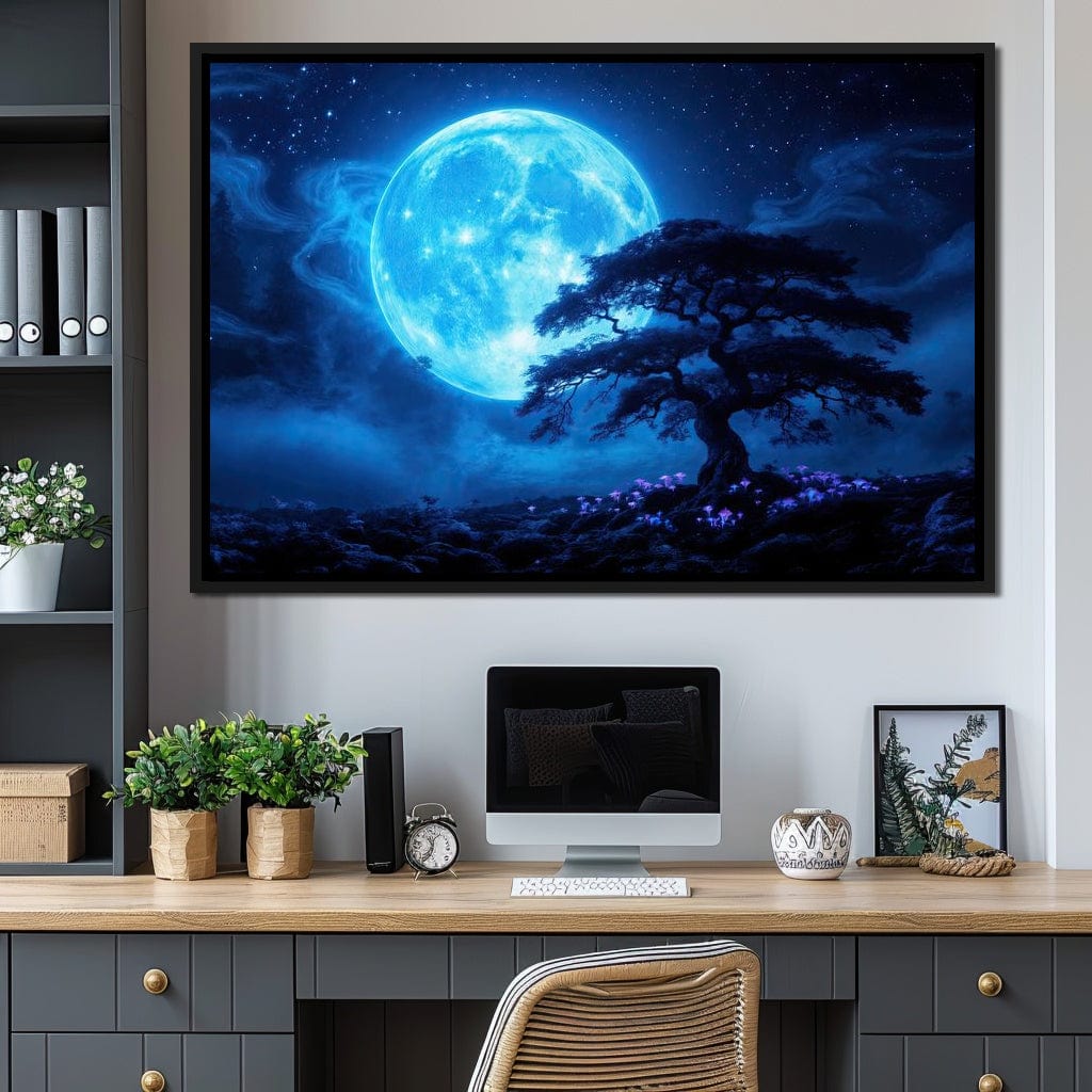 Nocturne in Indigo Canvas Wall Art