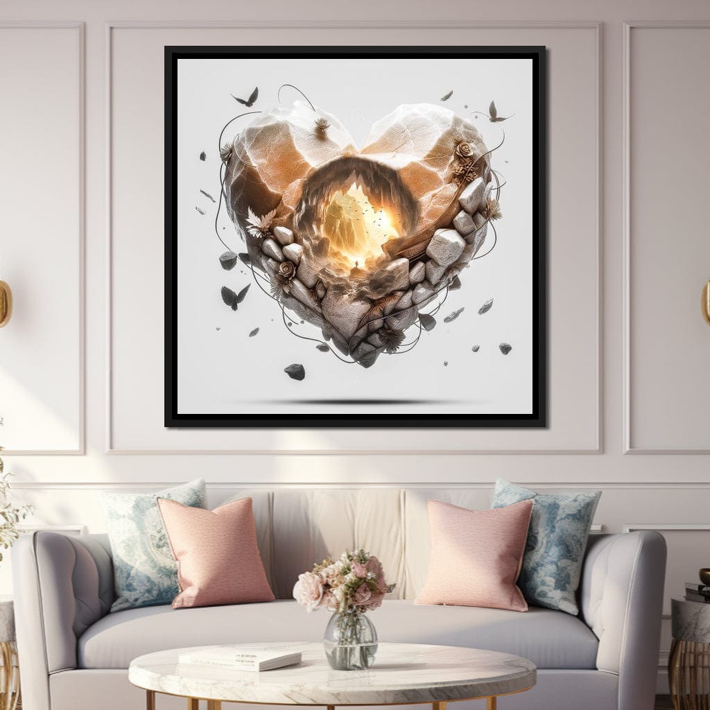 Heart Canvas Wall Art