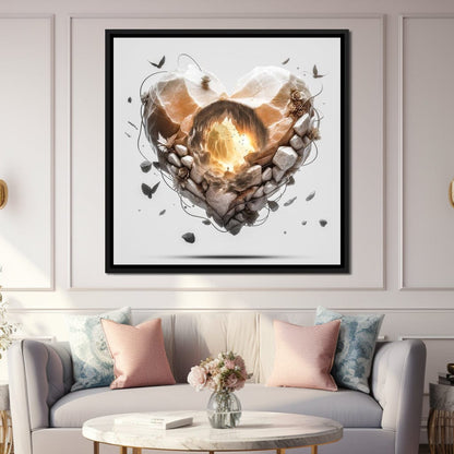 Heart Canvas Wall Art