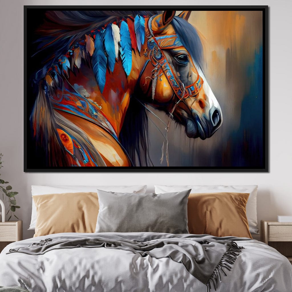 Cherokee Horse 5 Canvas Wall Art