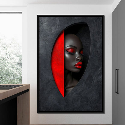 Scarlet Whisper Canvas Wall Art