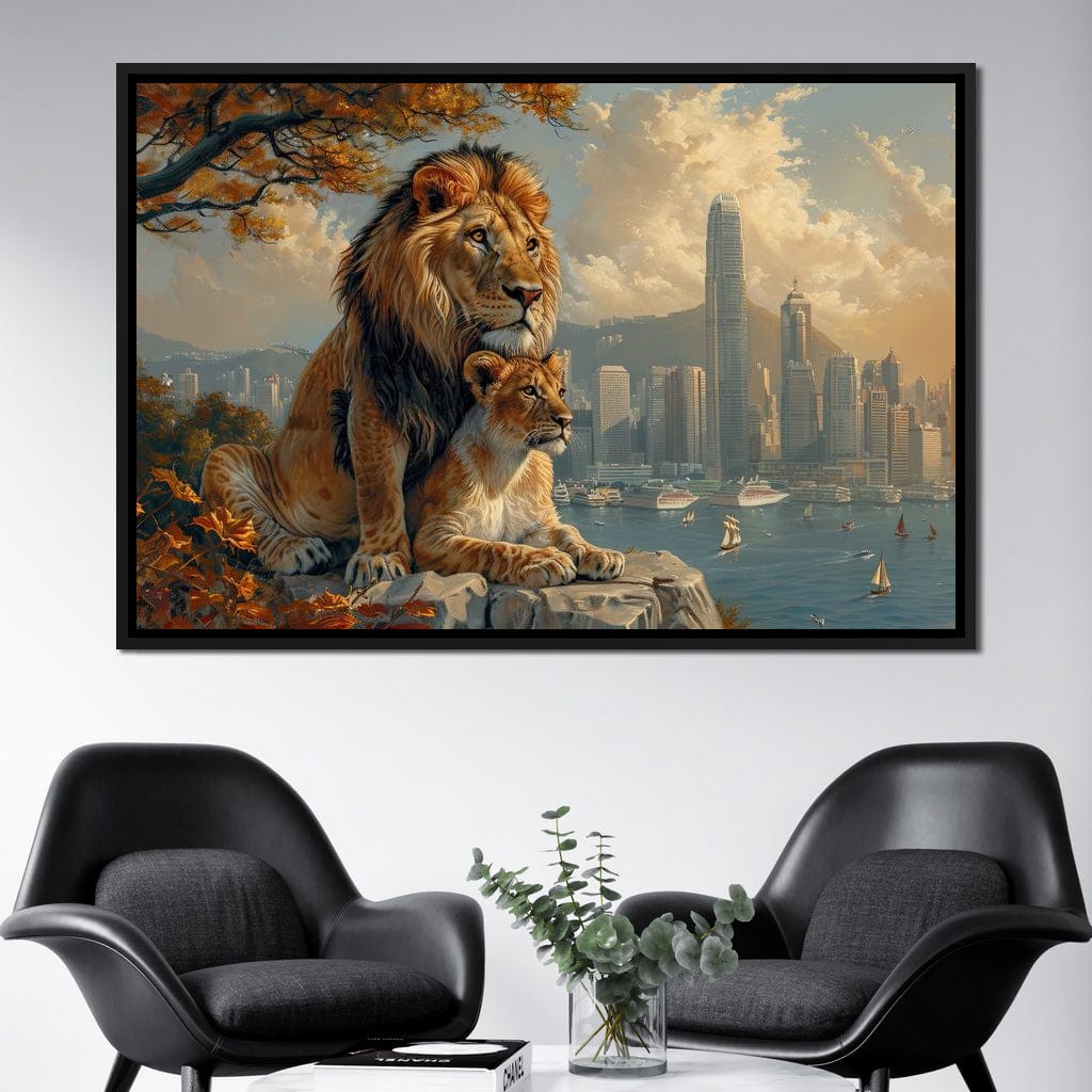 Urban Jungle Sovereigns Canvas Wall Art