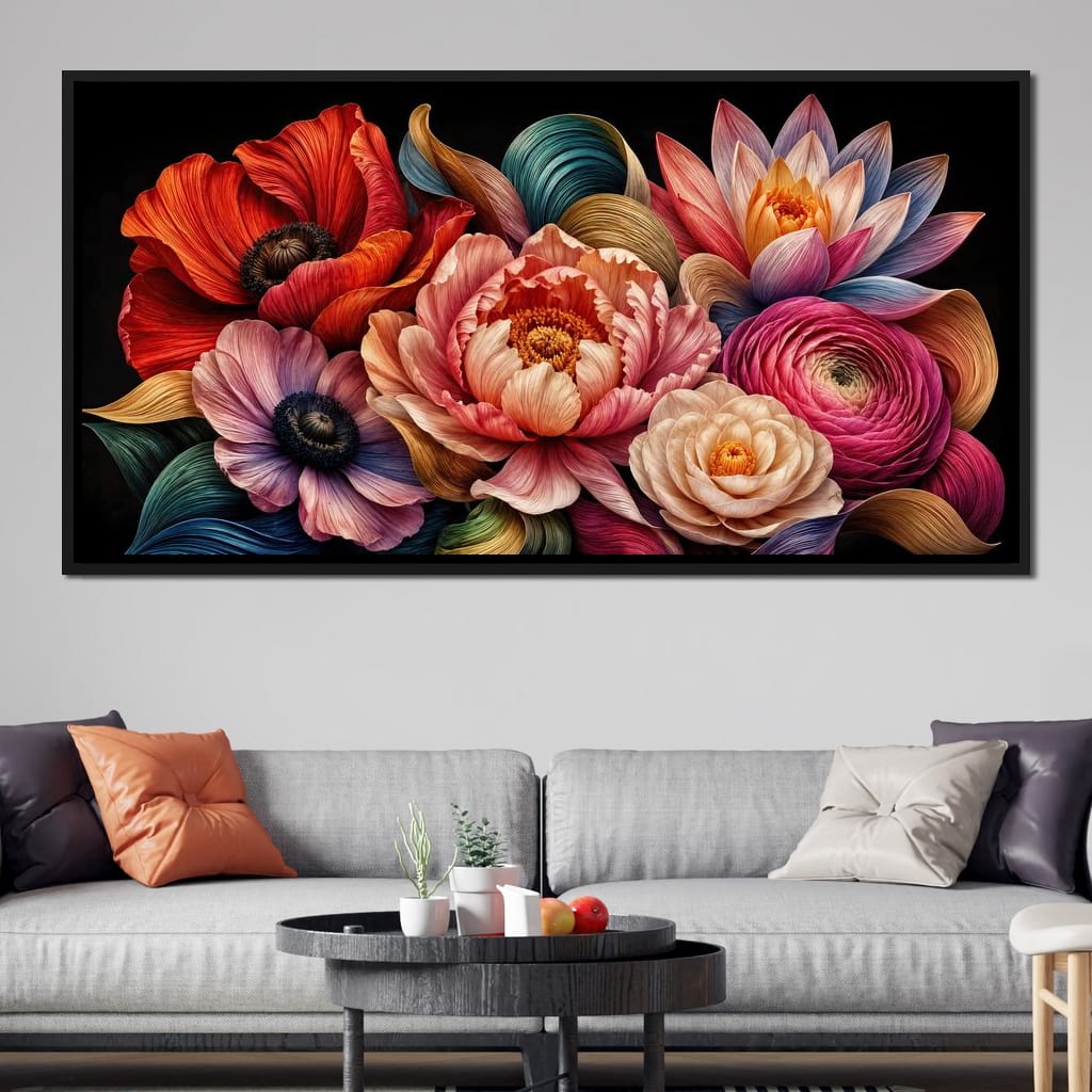 The Bouquet That Learned To Sing Canvas Wall Art