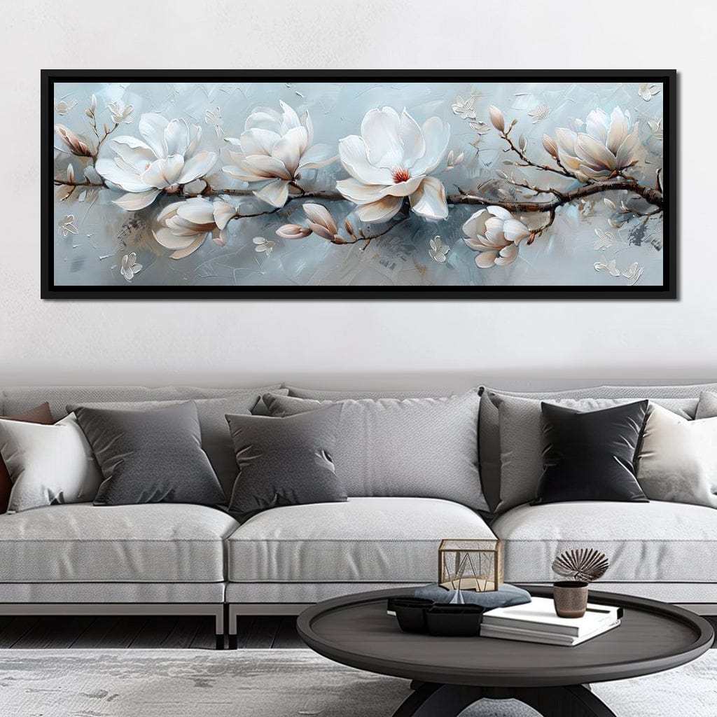 Serene Blossom Symphony Canvas Wall Art