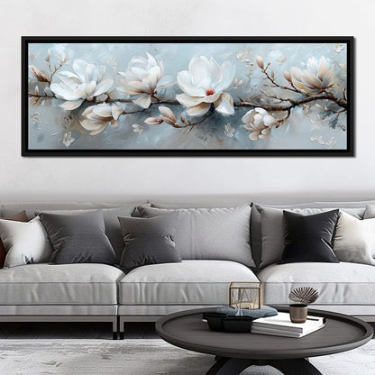 Serene Blossom Symphony Canvas Wall Art