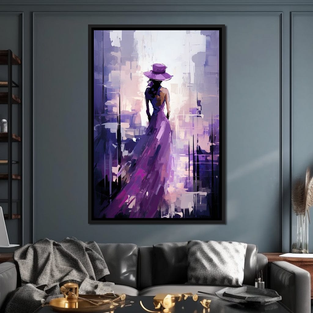 Amethyst Twilight Mystique Canvas Wall Art