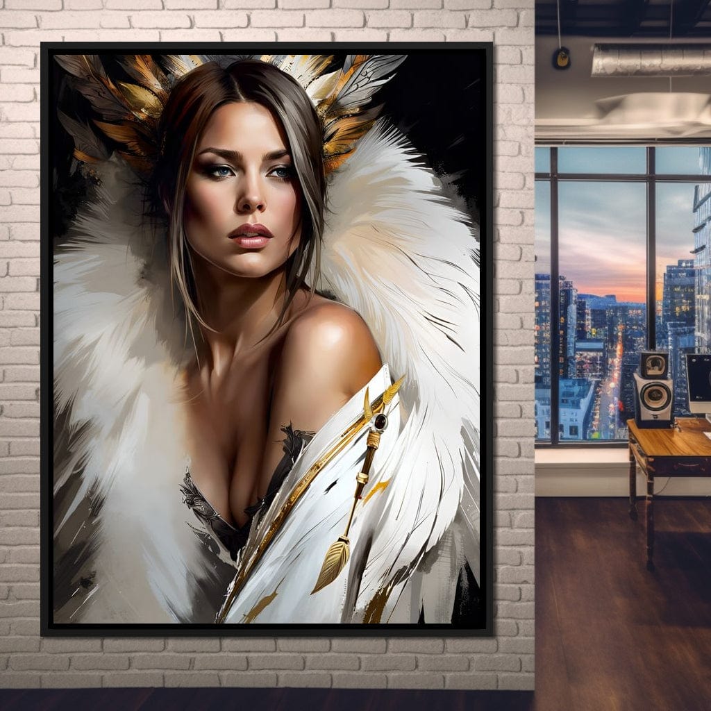 Female Portrait 161 Canvas Wall Art