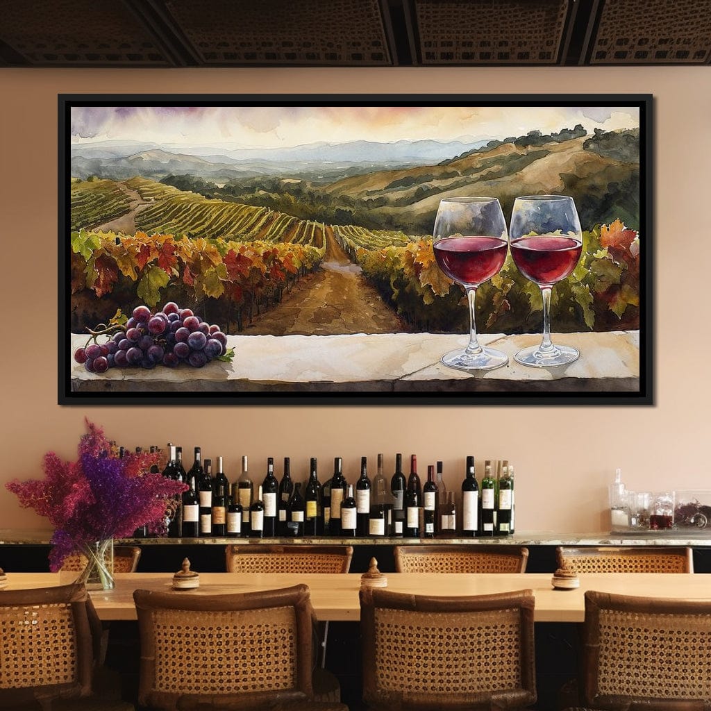 Vineyard Serenity Canvas Wall Art