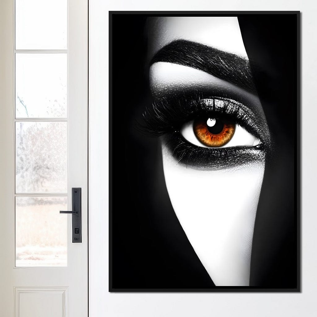 Eclipse of the Fiery Eye Canvas Wall Art