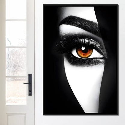 Eclipse of the Fiery Eye Canvas Wall Art